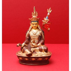 Guru Rinpoche, brass and...